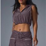 Alo Yoga Crinkle Surplus Mini Skirt Raisinette XS Photo 6