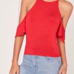 Missguided *NWT*  “High Neck, Cold Shoulder” Top Photo 0