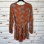 🎈Burnt orange/Grey Shorts Romper Amazon Size L Orange Size L Photo 3