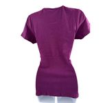 Harley Davidson Harley-Davidson Purple Short Sleeve Criss Cross Neckline Logo V Neck T Shirt M Photo 2