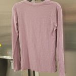 James Perse 💕💕 Long Sleeve Slub Jersey Henley ~ Tyrian 0 NWT Photo 5