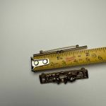 Avon Gold Tone Bar Brooch Pin Signed Lot Of 2 Photo 1