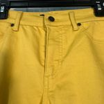 Talbots  Flawless 5 Pocket Women’s Yellow Jeans Size 8L EUC Photo 5