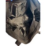 Robin Ruth Amsterdam Multi Color Text Travel Tote Bag Black Zip Top Double Handl Photo 5