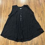 Seafolly  Beach Cover Up Womens Medium Black Gauzy Swim Oversized Top Photo 0