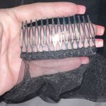 Wedding Bridal Veil Satin Edge Trim With Comb‎ Black Elbow Elegant Cathedral Photo 3