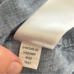 Athleta arhleta cabo 100% linen gray blue shorts Photo 4