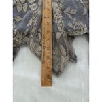 Jessica Howard Y2K Lace Midi Dress Sz 6 Gray Gold Metallic Whimsigoth Fairy Grunge Babydoll * Photo 11