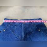 Blaze Blackfire high rise extra long vintage 80s jeans, western‎ cut size 13/31 Blue Photo 8