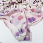 Free People Intimately  Floral Print Ruffle Lace Bodysuit Blouse Long Sleeves Photo 10