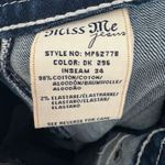 Miss Me Bootcut Midrise Size 31 Fleur de Lis Stretch Denim Jeans Y2K Mcbling Photo 7