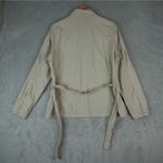 Royal Robbins  Shirt Womens XL Expedition Safari Button Up Long Sleeve Nylon Tan Photo 1