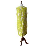 Vintage Womens Green Cocktail Dress 12 Semi Formal Retro Silk 60s Classic Y2K Photo 10