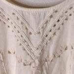 Urban Outfitters  Kimchi Blue Sleeveless‎ Beaded Crop Top Size XS Cotton/Linen Photo 2