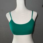 Alo Yoga  Ribbed Manifest Bra in Green Emerald Medium Limited Edition NWOT Photo 2