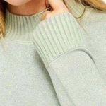 Free People NWOT Starry Night Shimmer Sweater in Mint Green Size XS Photo 1
