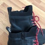 NURTURE Whitney Black Leather Lace Up Combat Boot Ankle Bootie Hiking Size 6 New Photo 9