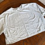 Under Armour Light Gray Crop Top Photo 5