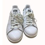Adidas Stan Smith Leopard print women’s white shoe sneakers size 6.5 SKU 4555 Photo 1