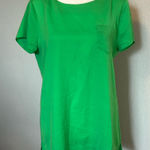 JCrew Factory Short Sleeve Blouse Green Size XS Photo 0