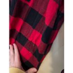 Columbia  Red And Black Plaid Hooded Flannel Top Woman’s Size 2X Flaws Photo 4