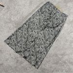 Free People Normani Bias Cut Snake Skin Printed Satin Midi Skirt Gray Combo 10 Photo 4