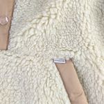 Coach  Sherpa Pullover Jacket Cream Tan NWT $598 Size Large  F300 Photo 4