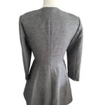 DKNY  Gray A Line Full ZipLong Sleeve Jacket Dress Size 4 Photo 7