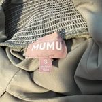 Show Me Your Mumu S Claire Square Neck Green Sleeveless Midi Dress Split Boho Photo 1