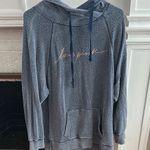 PINK - Victoria's Secret Blue Love Pink Hoodie Photo 0