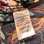 Loft Long Sleeved Floral Tropical Blouse Scoop neck Smock Sleeve Medium Photo 8