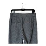 Veronica Beard Pants Women 6 Black White Plaid Cotton High Rise Cropped Trousers Photo 3