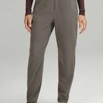 Lululemon Everlux High-Rise Zip-Leg Track Pant Size 6 Grey Sage Green Jogger Photo 0