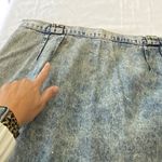 VINTAGE 80’s rare VENEZIA Stone acid wash PLUS SIZE Denim Button Photo 8