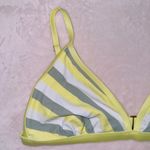 Kona Sol  Multicolor Stripe Halter Bikini Top size large Photo 1