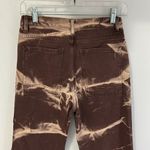Cider  Brown Tie Dye Straight Leg Jeans Photo 9