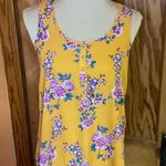 Pink Rose  bright floral summer tank top Photo 4