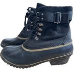 Sorel  Women's Winter Fancy Lace II Waterproof Suede & Rubber Boot,Size 10.5 EUC Photo 2