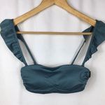 Victoria's Secret VS PINK Teal Ruffle Bandeau Photo 0