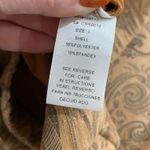 Baha Ranch Western Wear Tan Paisley Flare Boho Faux Suede Pants Size Large Photo 9