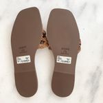 Schutz NEW  Ericka Leather Braided Woven Slide Sandal Shoe Wood Size 6.5 Photo 4