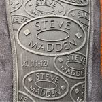 Steve Madden  Black Slippers with Multicolor Embroidery XL 11-12 Photo 7