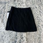 SO  Black and White Checkered Skirt Photo 3