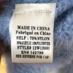 VICI Blue Moon fuzzy cozy boho ruffled open shoulder sweater size L Photo 5