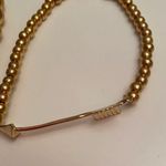 Set of 2 gold bead love bracelets Photo 2