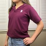 Embroidered Detail Polo Shirt Red Size XS Photo 0