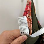 Sanctuary Swim Olive Green Botanic Floral Keyhole Mio One Piece Sz L Photo 8