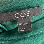 COS  Green Cotton & Silk Contrast Hem Top Photo 2