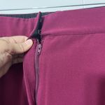 Lane Bryant  Women's S Dress Pants Burgundy Size 26R EUC Photo 3
