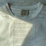 Torn By Ronny Kobo White Crew Neck Sweater Photo 4